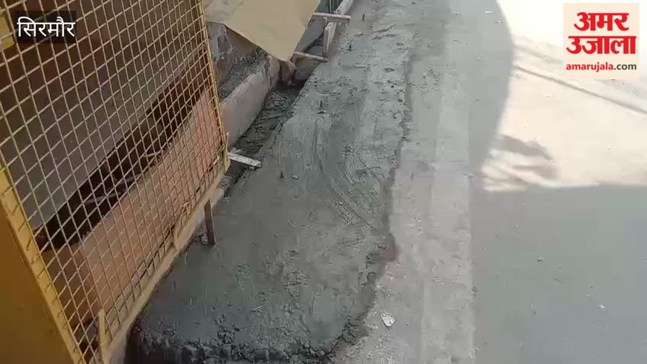 Sirmour Relief from repair of drainage drains in Nahan