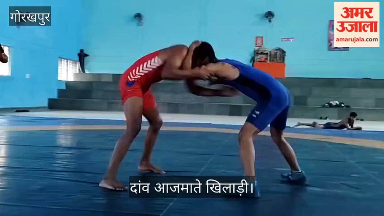 Players showed their skills in the wrestling competition at the MP Sports Competition.