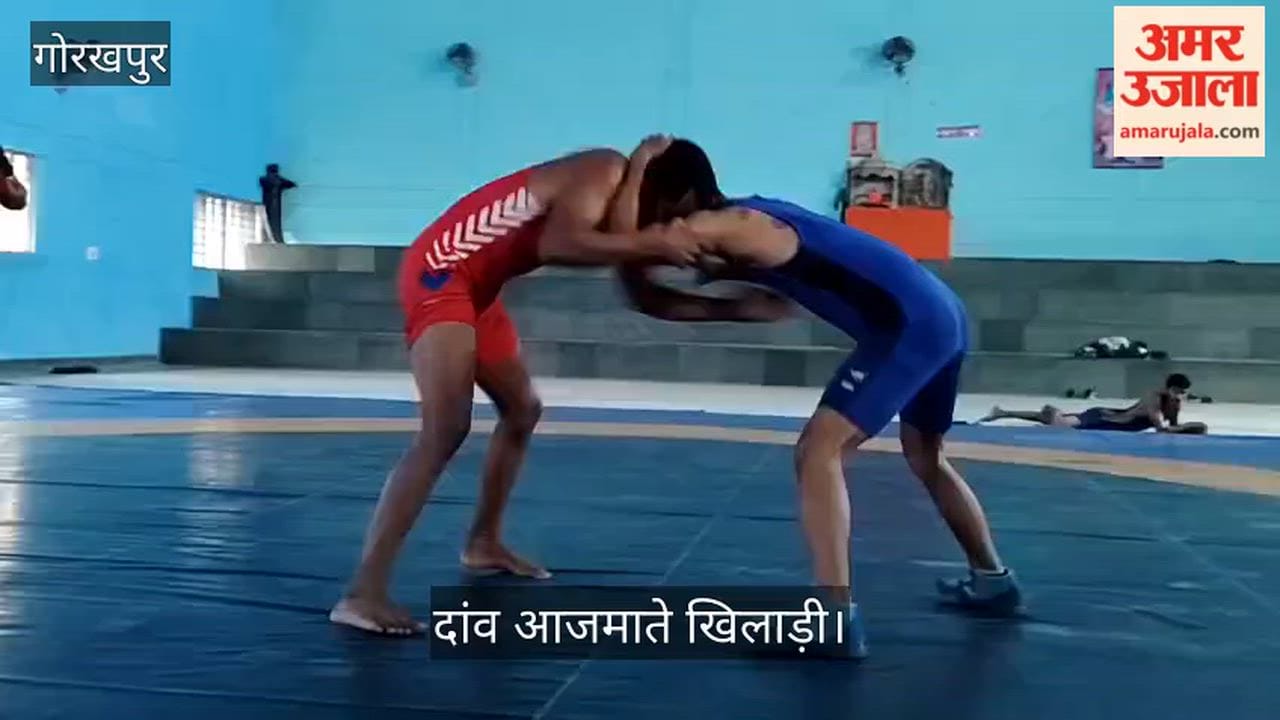 Players showed their skills in the wrestling competition at the MP Sports Competition.