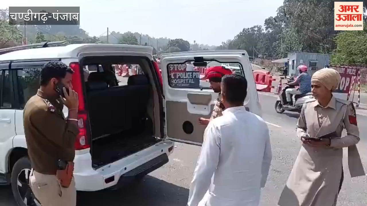 Police increased force at interstate checkpoints in Pathankot