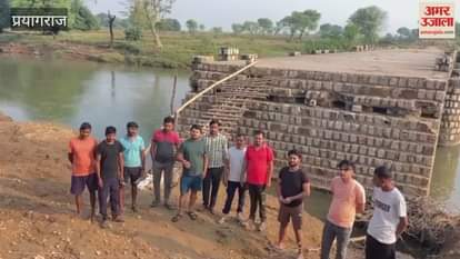 Only those adept at high jumps will be able to travel on the Rapta Bridge, which has been damaged for three months.