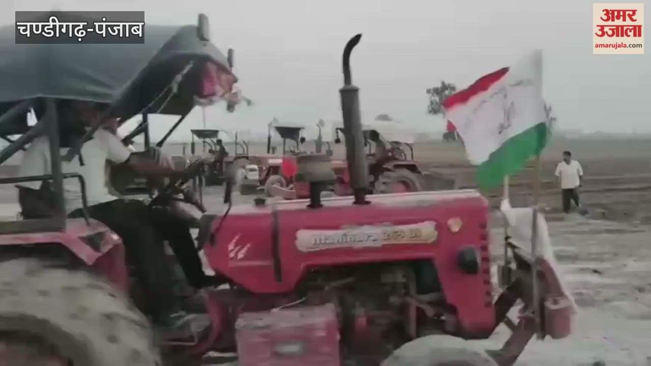 Sewa Bharti Punjab removes sand from flooded fields in Ferozepur