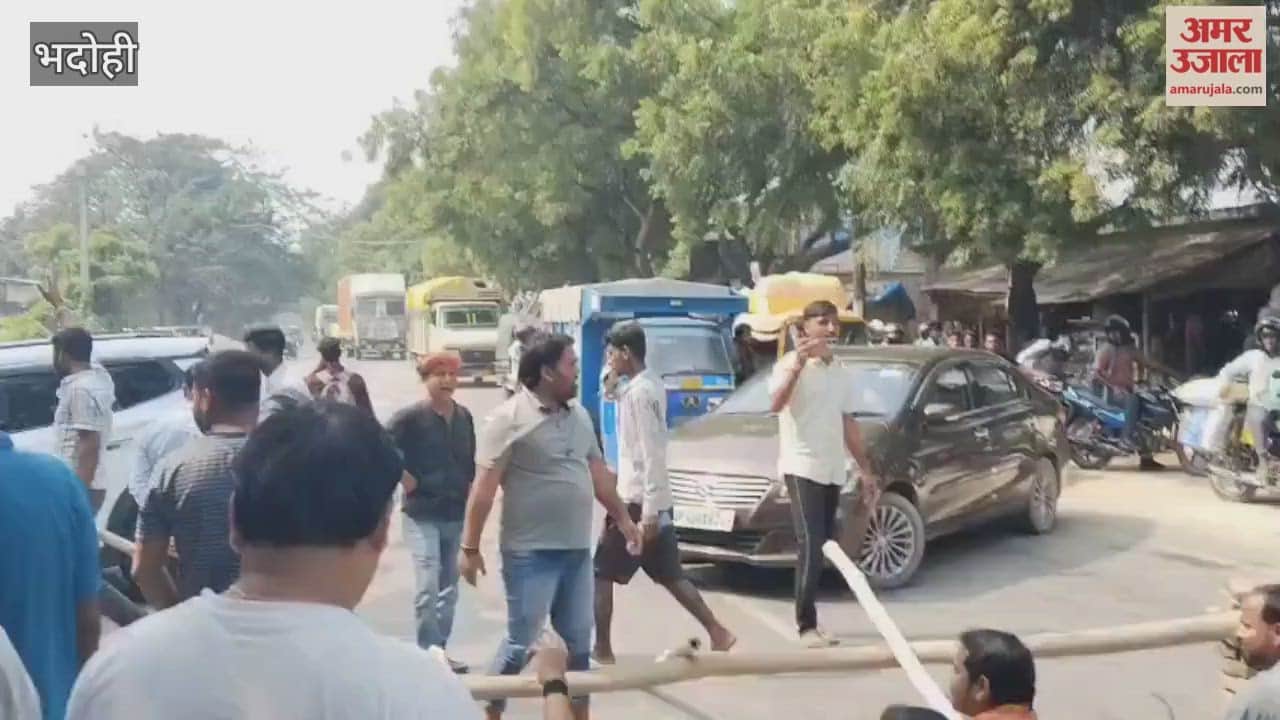 Unruly elements damaged statue of Deh Baba villagers blocked road