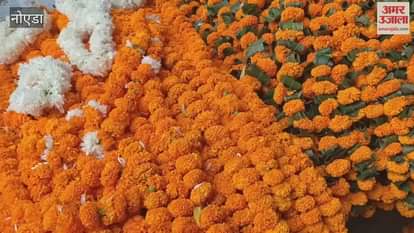 Demand for flowers increased during Diwali and so did the prices.