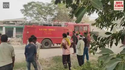 Explosion at firecracker warehouse and four shops destroyed in etah