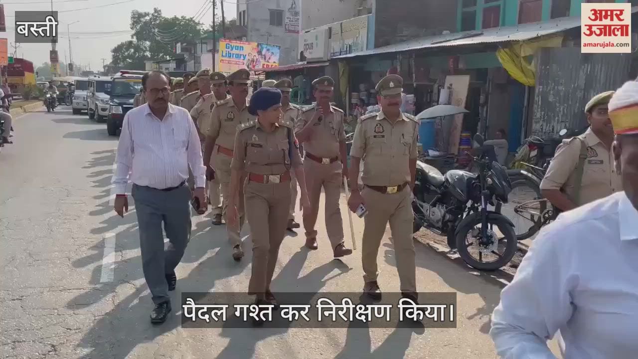 The Sub-Divisional Magistrate and the Circle Officer conducted a foot patrol in Rudhauli.