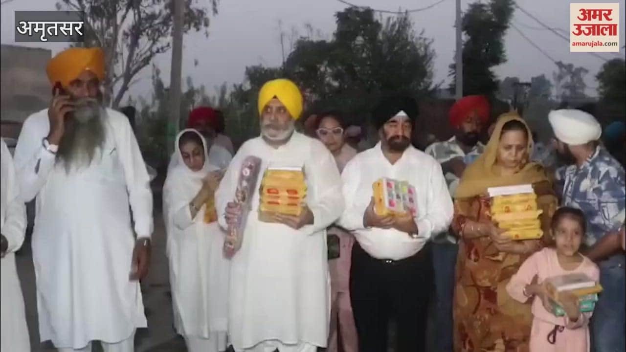 People in Ajnala celebrated Diwali with flood victims