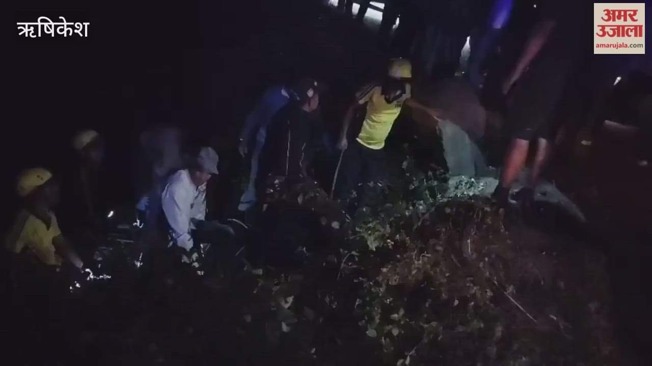 Uttarakhand Accident News Three killed, two injured as wedding Scorpio falls into ditch in Tehri