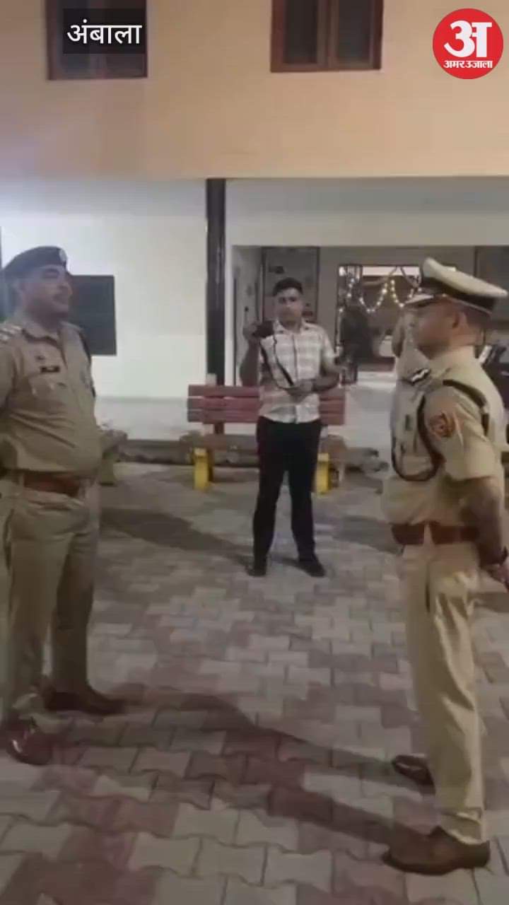 DGP OP Singh visits Ambala, instructs police officers and employees to carry weapons.