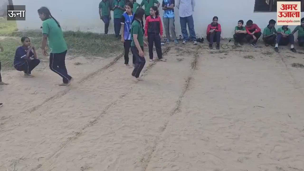 Una A grand sports competition was organised at Arya Public School Bangana