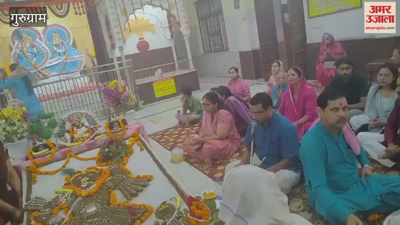 Govardhan Puja Today is Govardhan Puja devotees perform bhajan kirtan in Gurugram