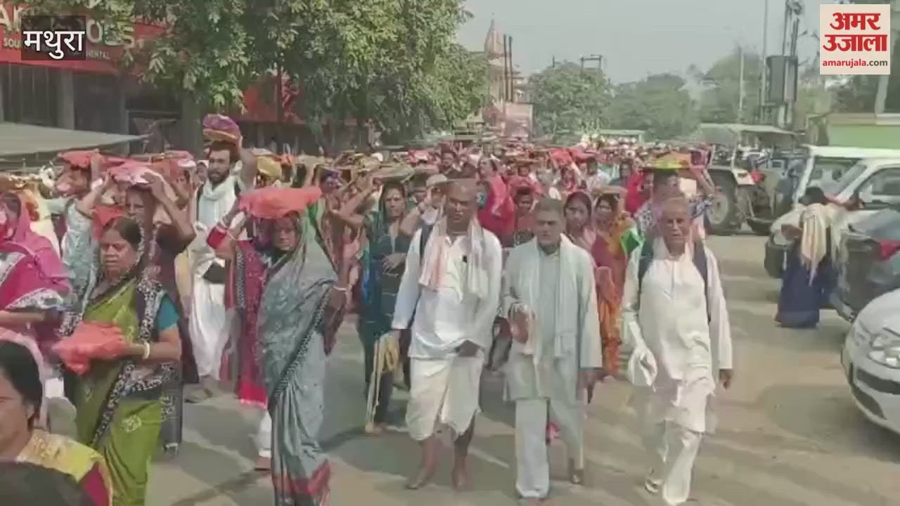 see this scene of Govardhan Puja in Mathura