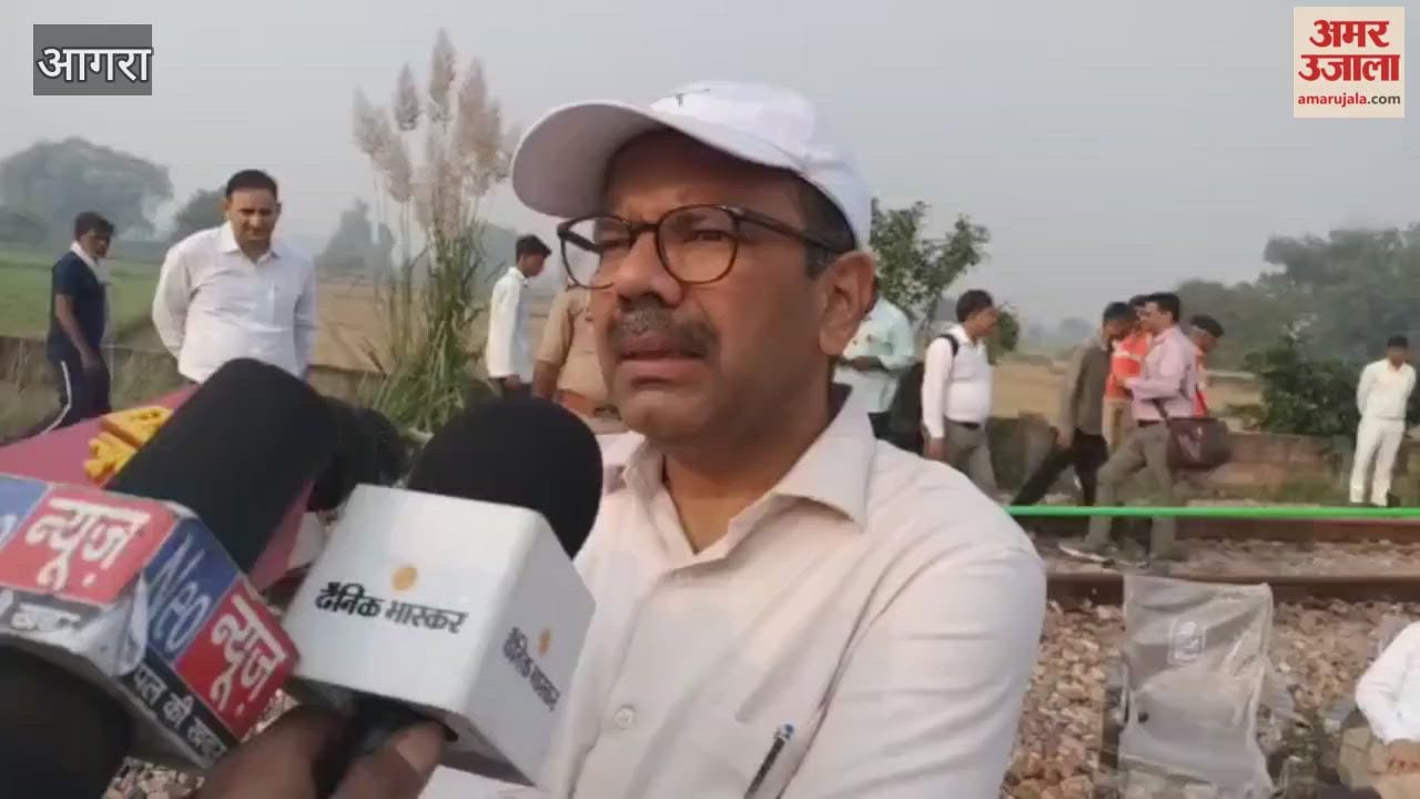 Goods Train Derails on Delhi-Agra Route 12 Coaches Off Track