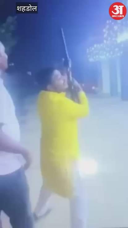 A reel of aerial fire from a double-barrel gun landed the youth in the police station.