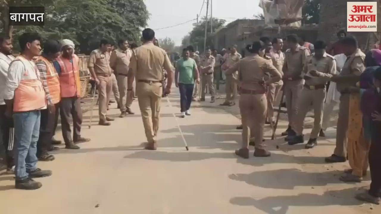 Baghpat: Removal of illegal encroachment from Tikri cremation ground land begins