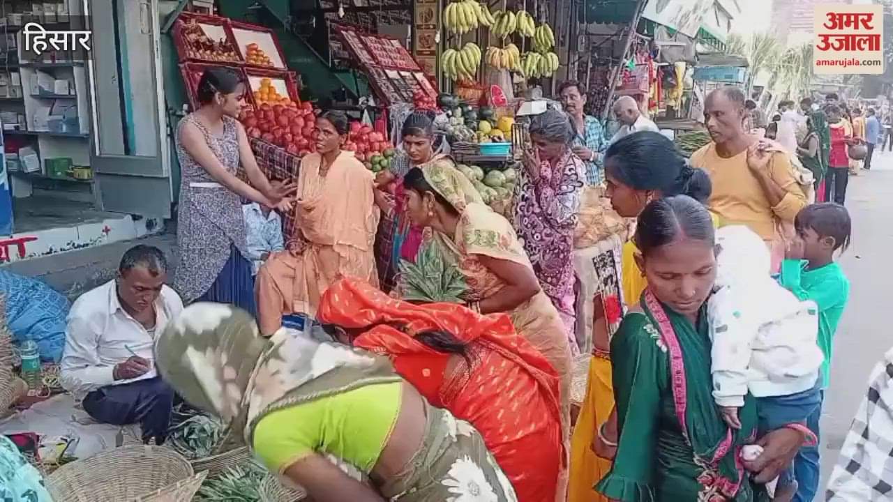 Devotees will observe Kharna today, crowds of devotees gathered in Hisar for shopping