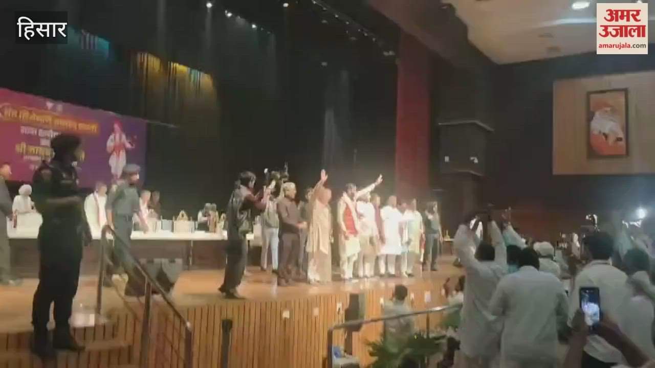 CM Nayab Saini reached Hisar and participated in the Sant Namdev Jayanti celebrations at GJU