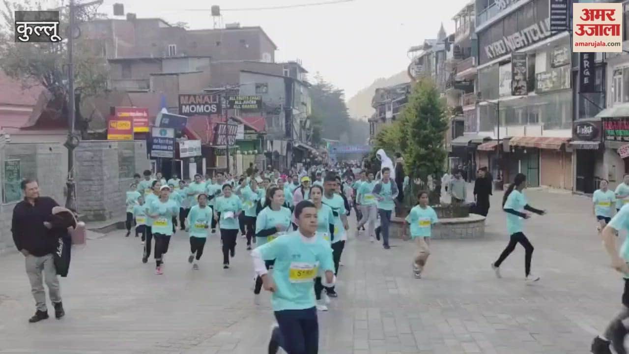 More than 650 runners participated in the Manali Marathon running all the way to Gulaba
