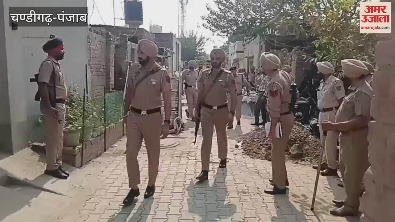 Joint action by Moga Police and Municipal Corporation, Yellow Claw on illegal property of drug smuggler