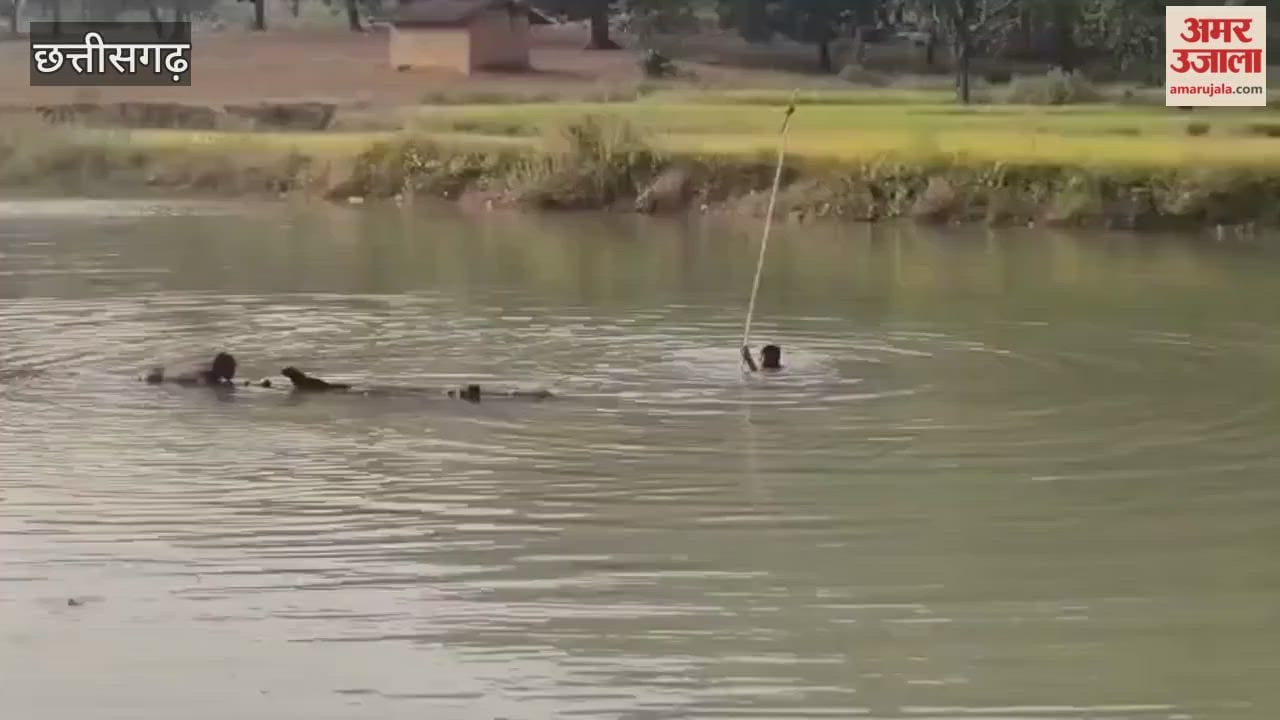 Man drowns in pond villagers retrieve body from 12-feet deep water