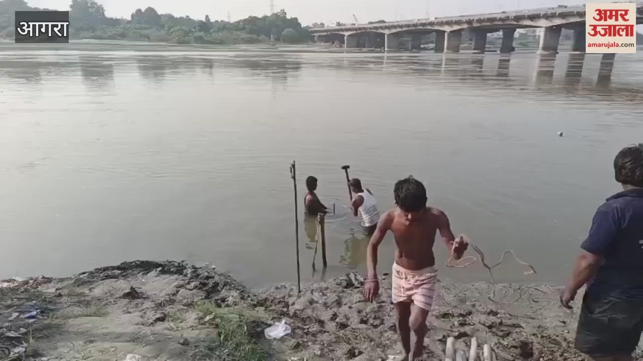 Preparations underway for Chhath festival at Yamuna Ghat