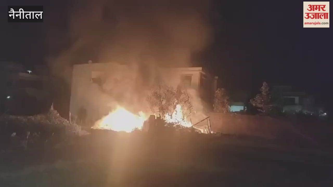 A rocket burned down a hut in haldwani