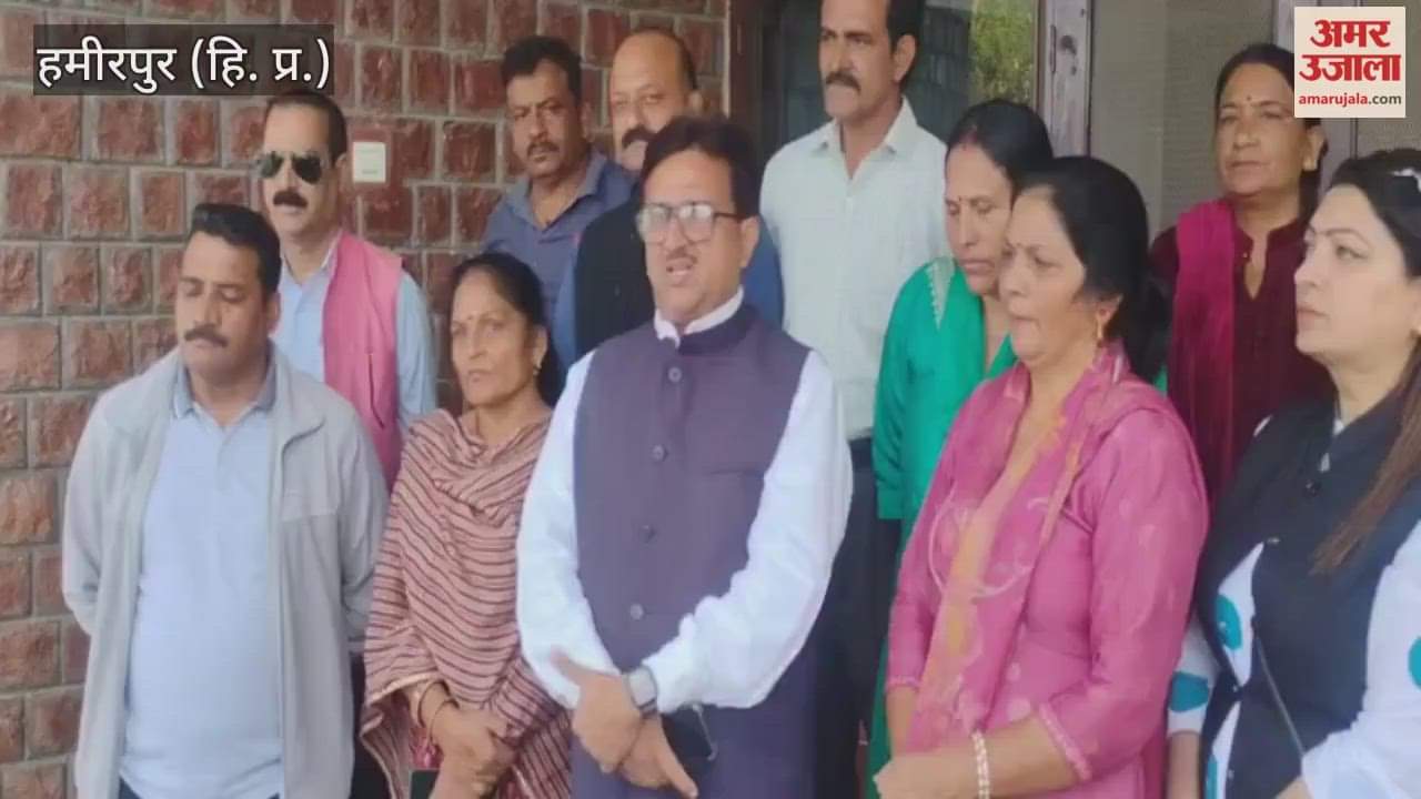Hamirpur Rajendra Verma said Development works in Sujanpur area are the result of Congress governments