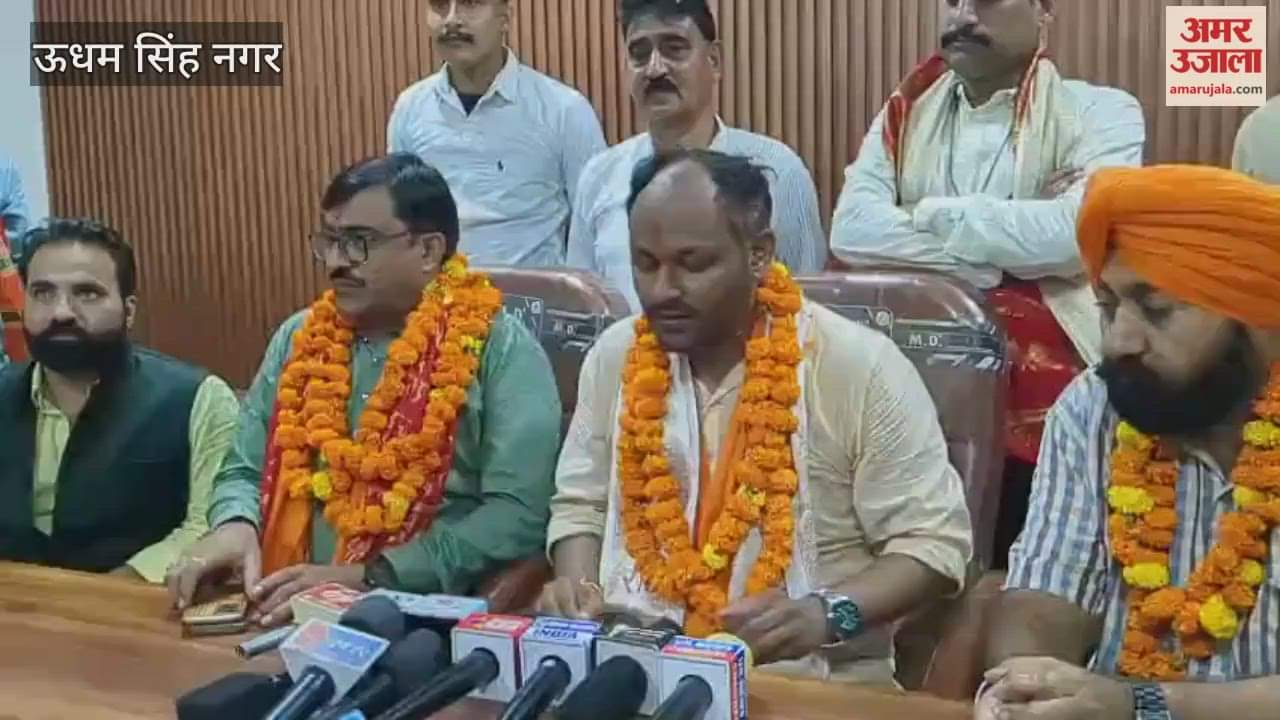 Welcomed the newly appointed State General Secretary of BJYM Deependra Koshyari in kashipur