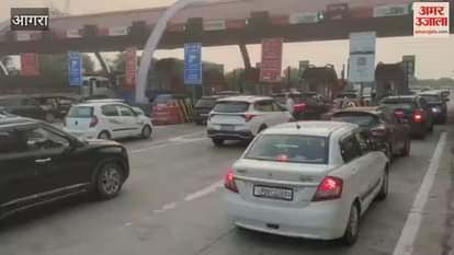 Yamuna Expressway faces long traffic jam, 45,000 vehicles pass through Khandauli toll