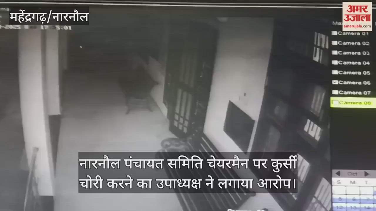 The Vice-President accused the Narnaul Panchayat Samiti Chairman of stealing his chair