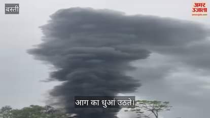 Fire breaks out in a junk shop in Deisaad market