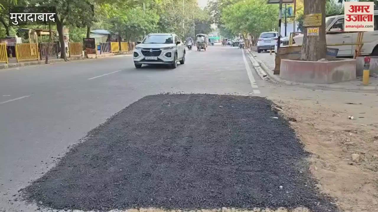 The administration swung into action, filling up the pothole near the district hospital