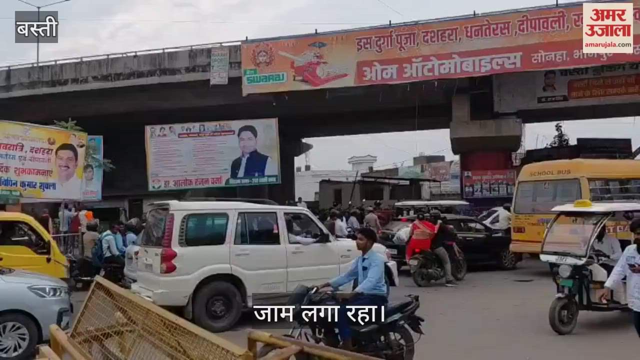 Heavy traffic jam at Badevan intersection, traffic police provided relief
