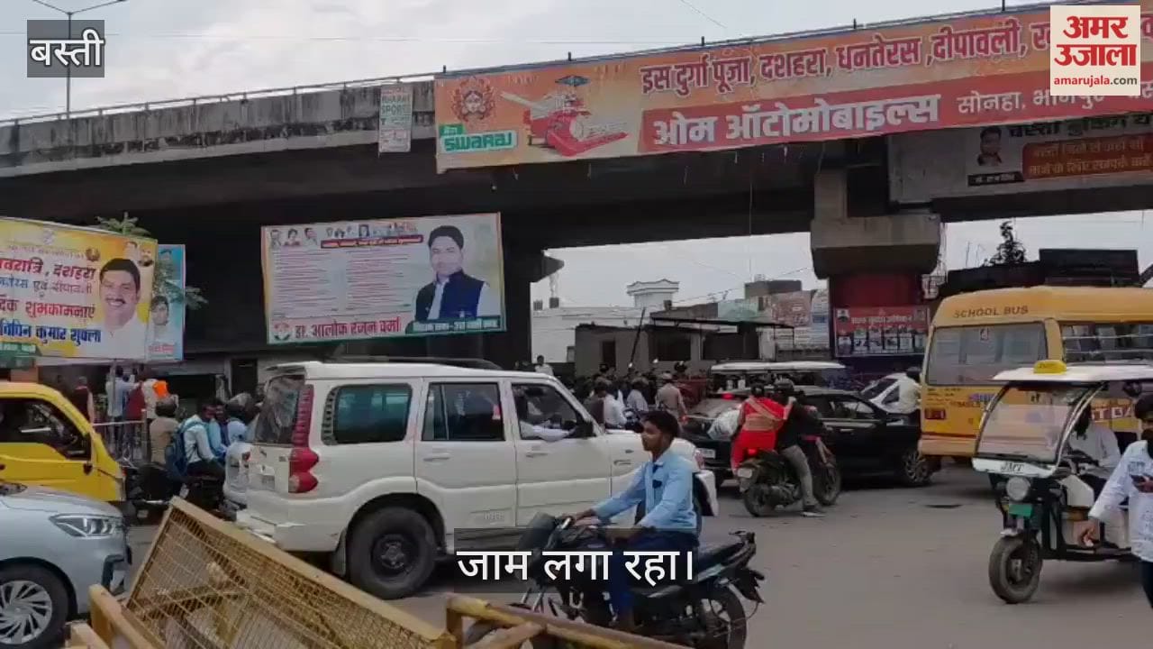 Heavy traffic jam at Badevan intersection, traffic police provided relief