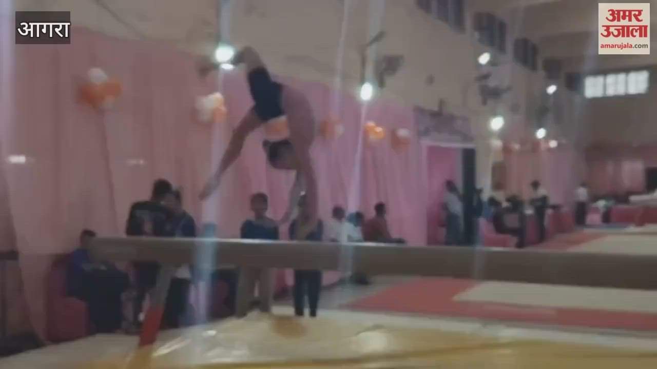 State level secondary gymnastics competition organized in Agra