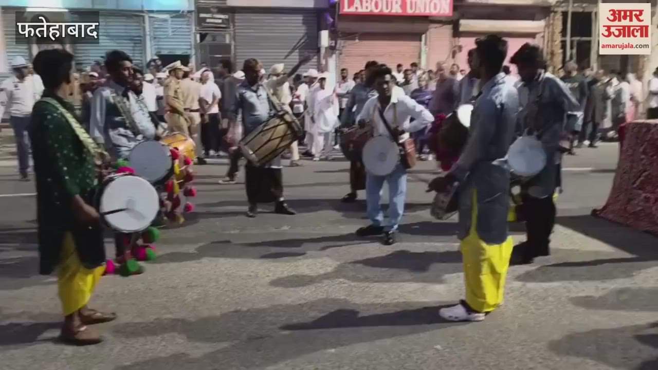 huge crowd gathered for the Run for Unity in Fatehabad; Chief Minister Nayab Saini flagged off the event and also ran.