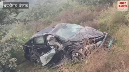 Two electric vehicles met with an accident in Bathinda