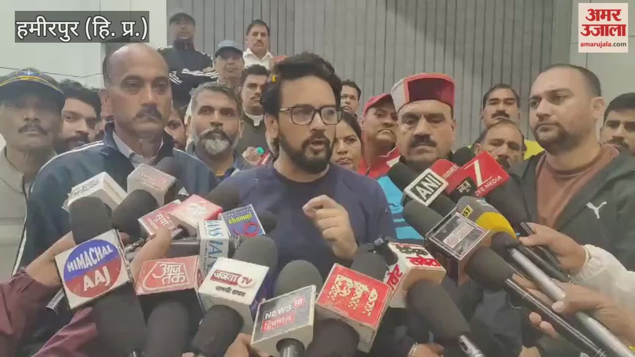 Run for Unity organised in Hamirpur on the 150th birth anniversary of Iron Man Sardar Vallabhbhai Patel MP Anurag Thakur was the chief guest