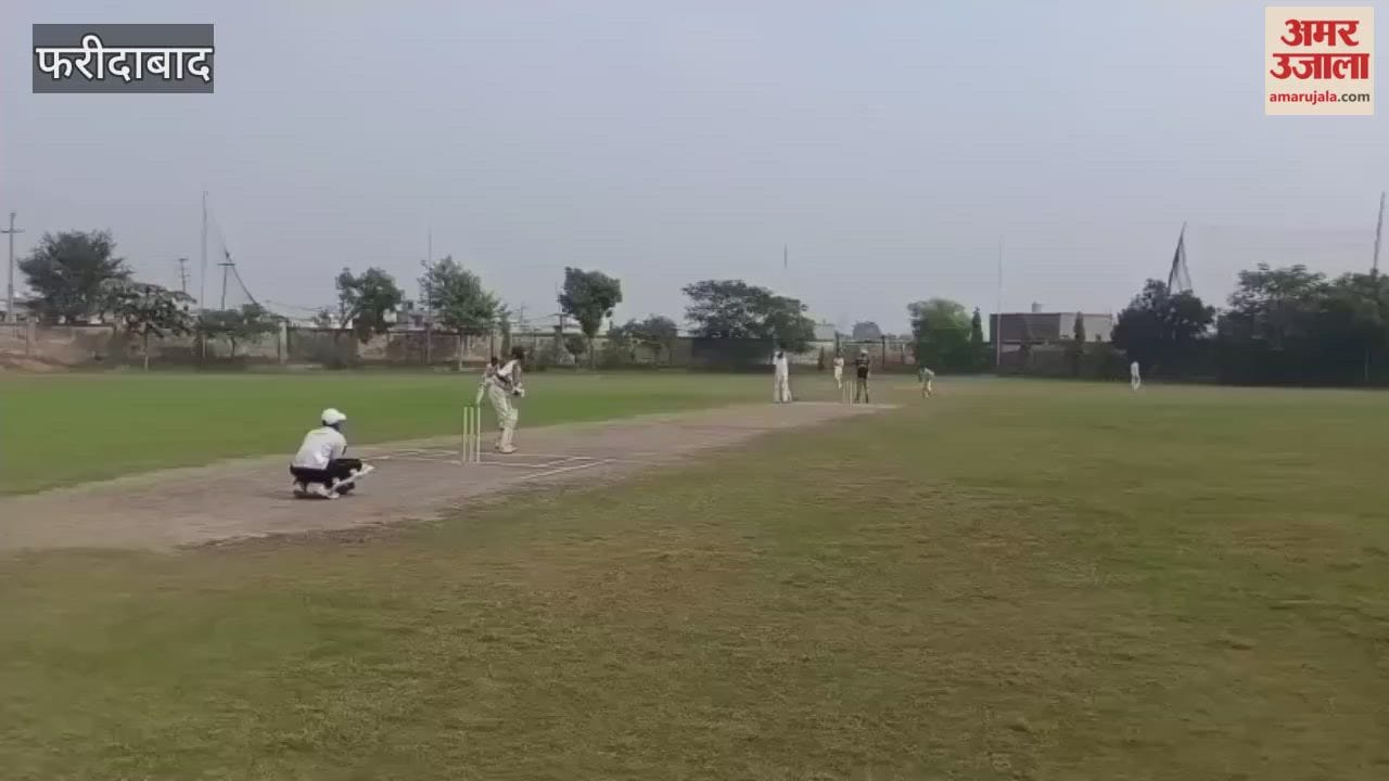 Match between AKP cricket team and Parmar International School's Under 14 team