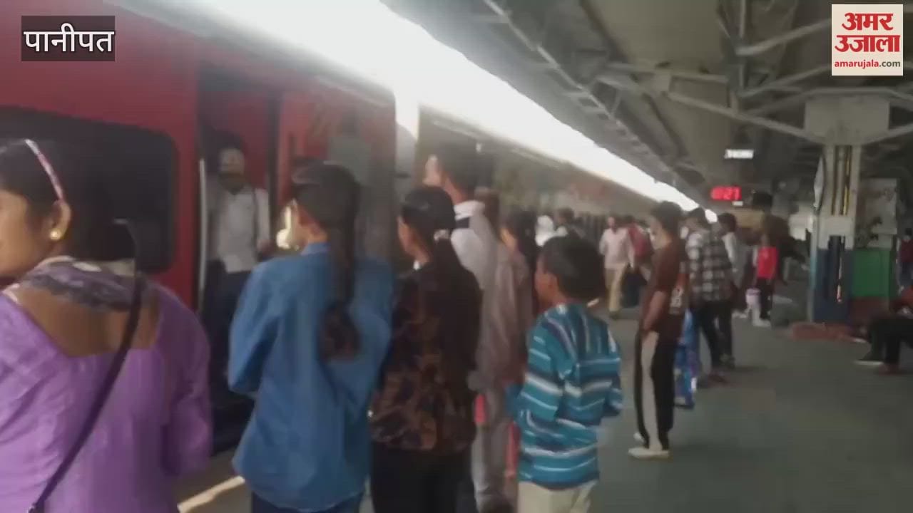 Mau Special Fair Festival Special in Panipat delayed by seven and a half hours, passengers upset