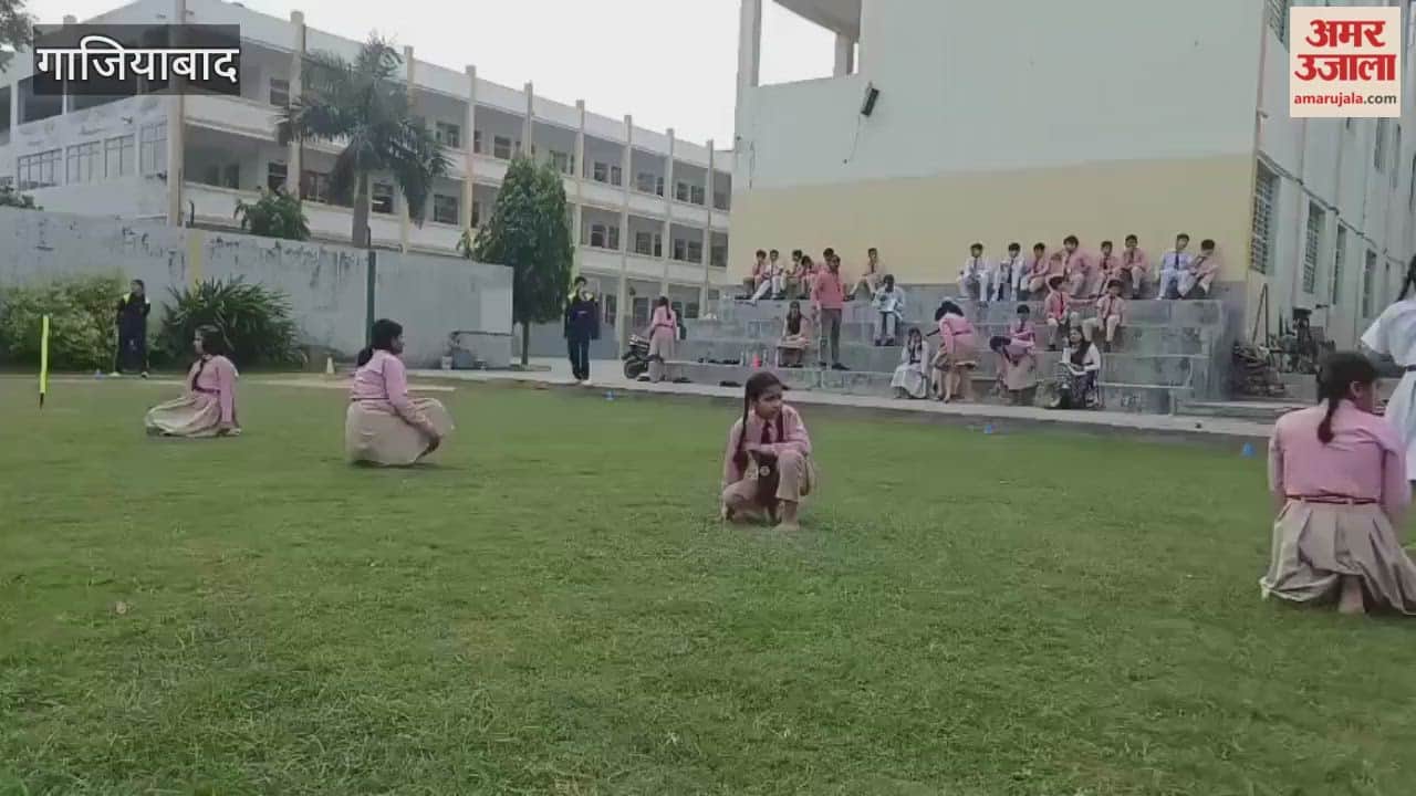 Junior category under 14 Kho-Kho competition organised in Muradnagar