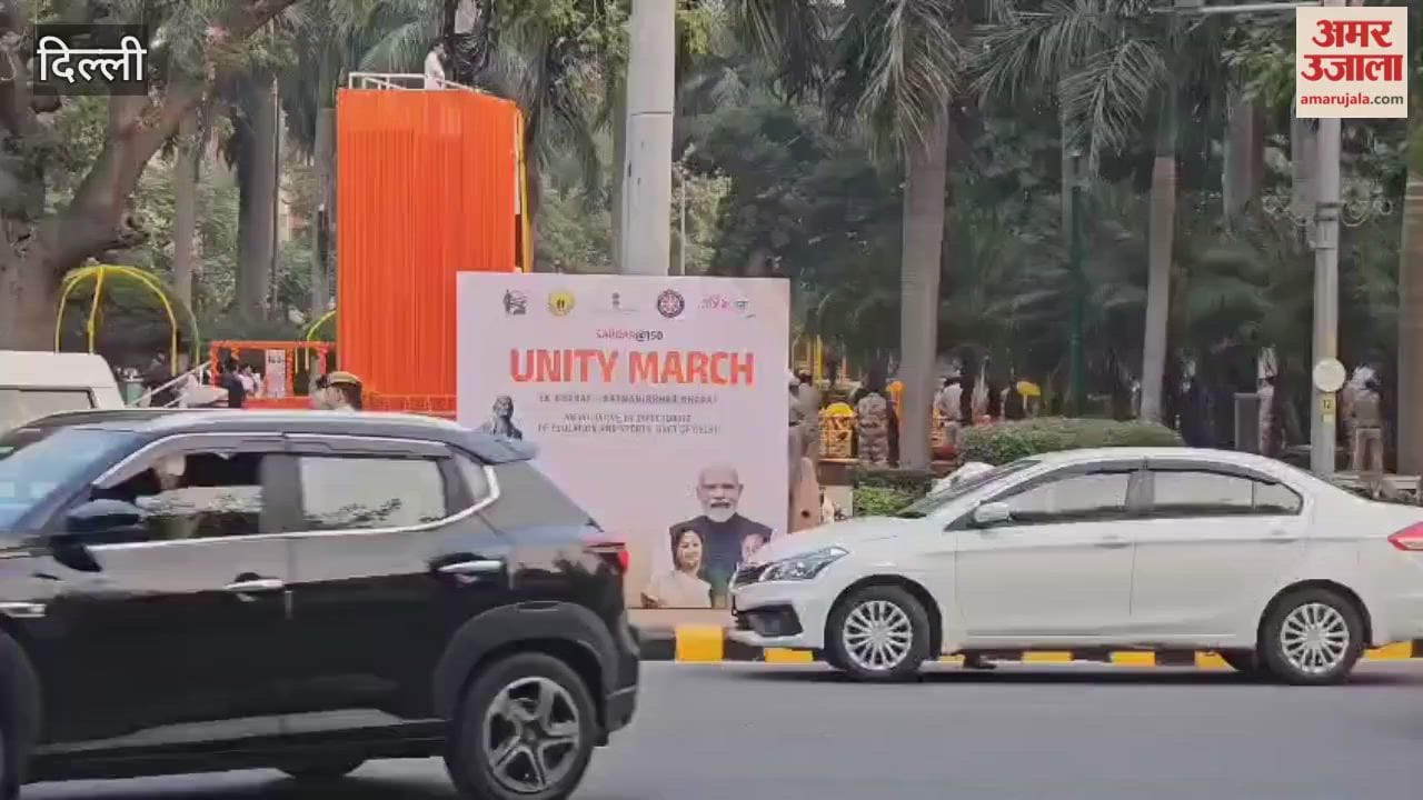 Traffic affected for several hours due to unity march from Patel Chowk to War Memorial