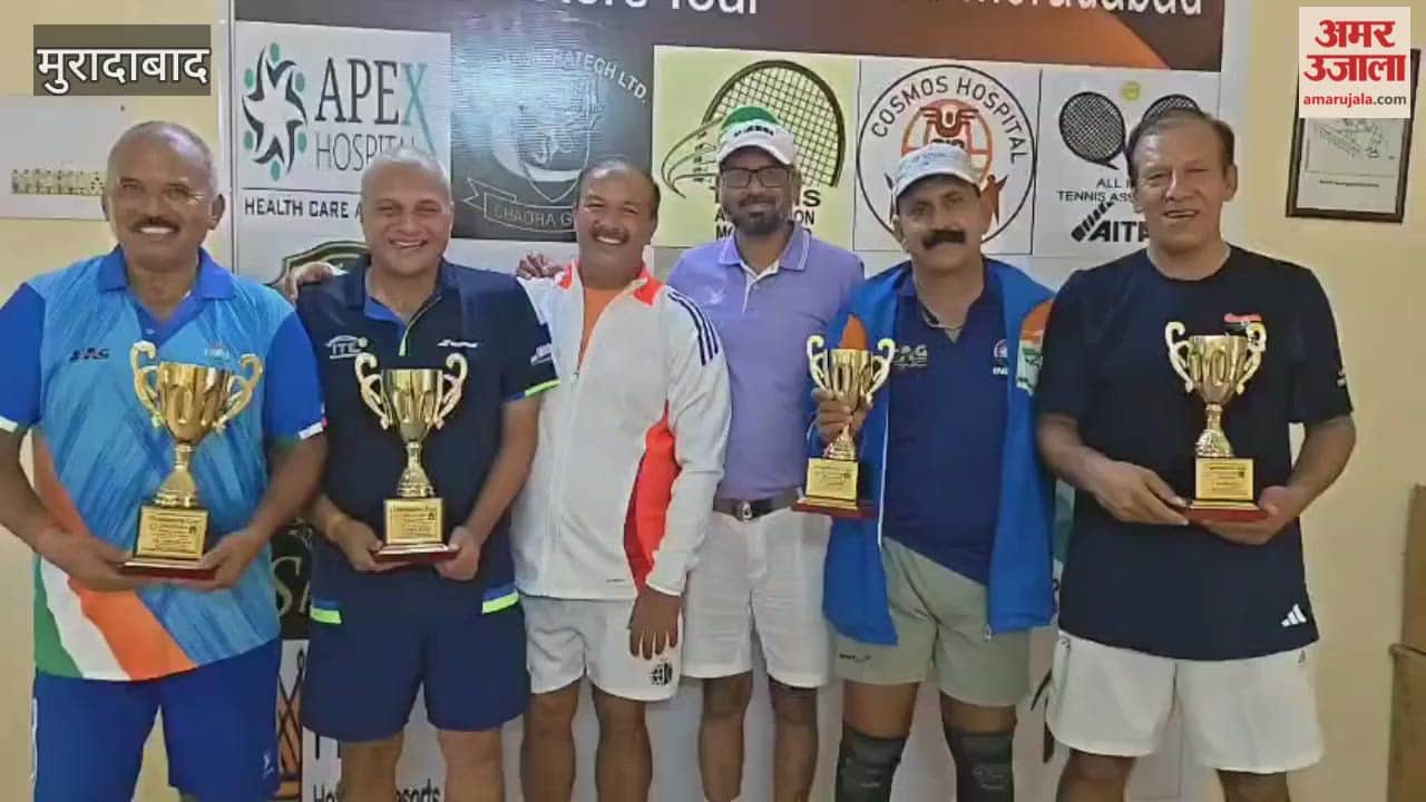 Tennis tournament concludes at Police Academy, final winners receive prizes