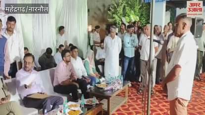 DC Captain Manoj Kumar directly interacted with citizens during the night stay program in Narnaul