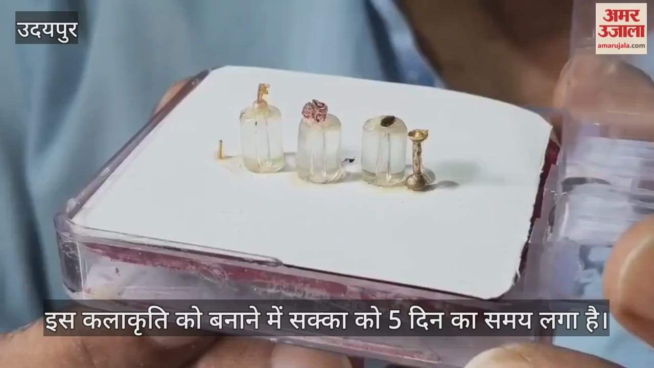 Not Just Gold, But a Thought: Udaipur’s Dr. Iqbal Sakka Crafts the World’s Smallest Golden Art