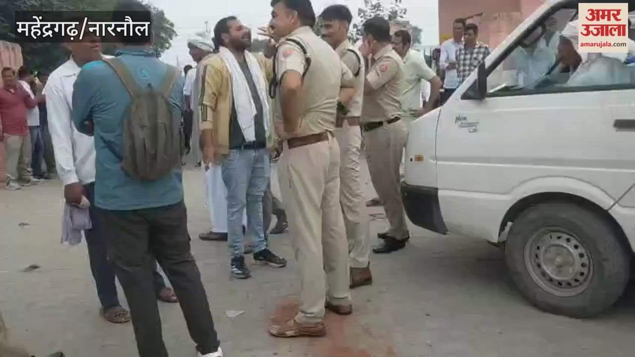 After two-day holiday, farmers queued up at Narnaul market, leading to traffic jams