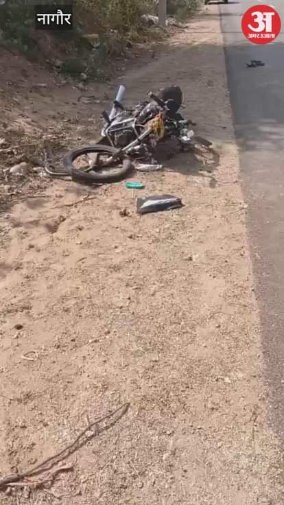 Kheenvsar News: 70-year-old bike rider dies after being hit by a pickup
