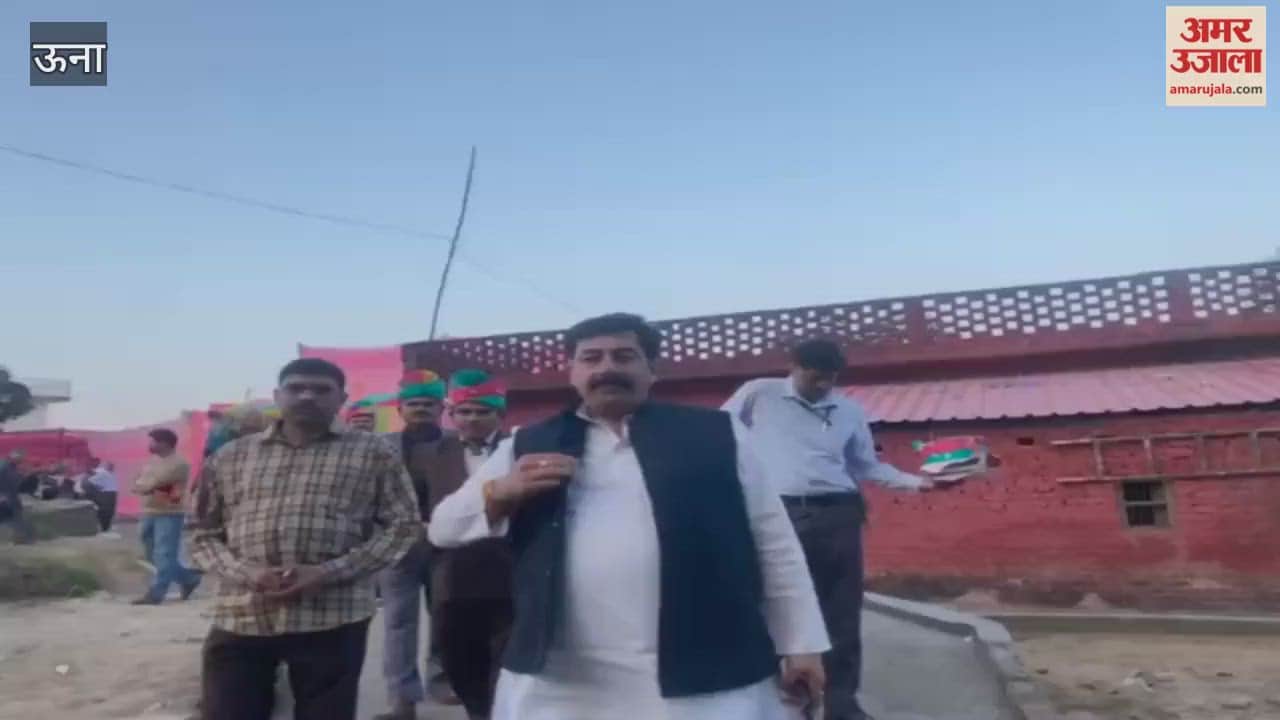 Una MLA Vivek Sharma kept his promise built a concrete road to Subhash Chand house in Matiyana village of Panchayat Dhanet