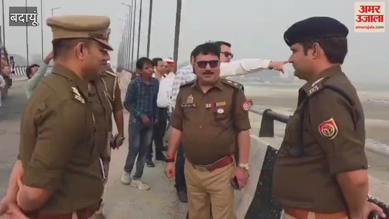 DM-SSP inspected Kachla Ganga Ghat in Budaun