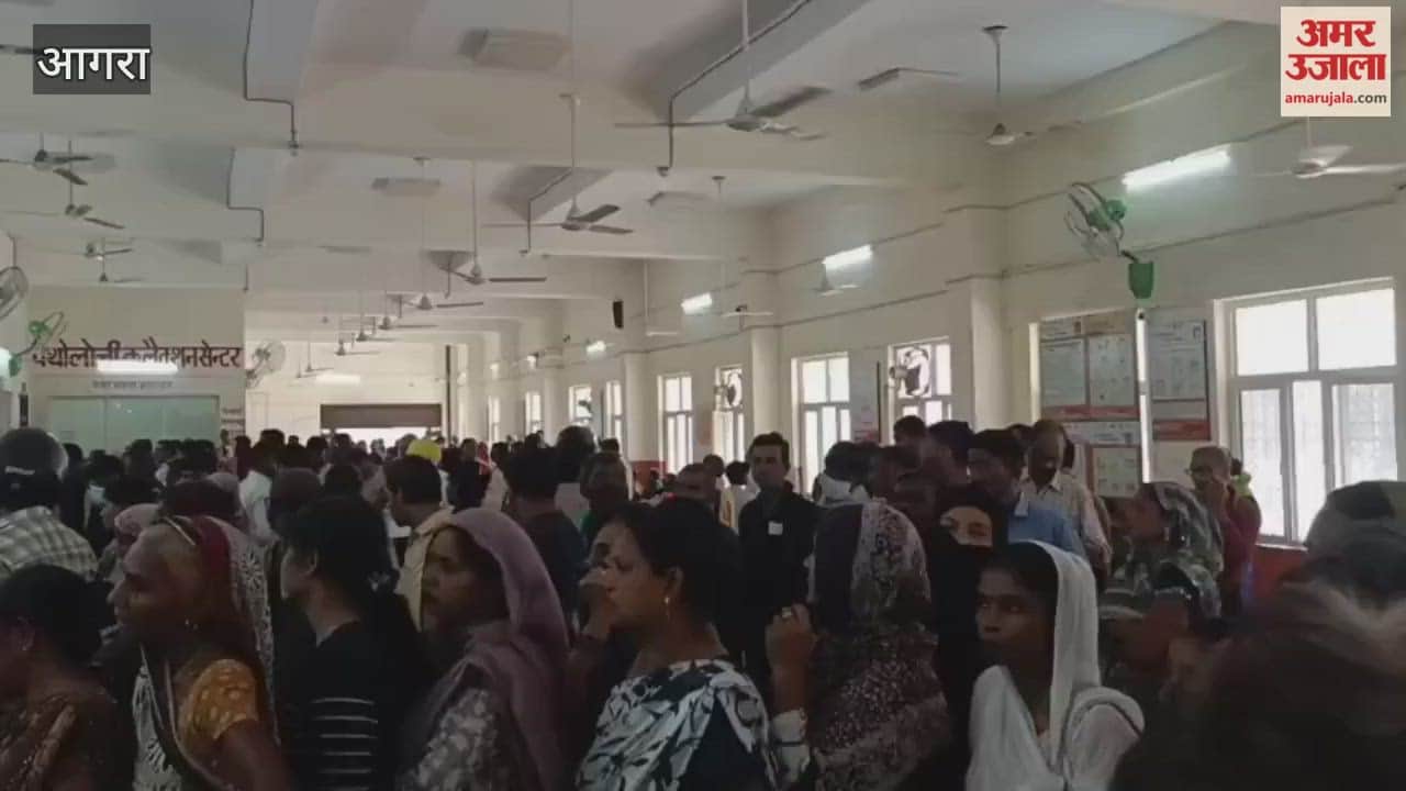 Crowd of patients in OPD of SN Medical College